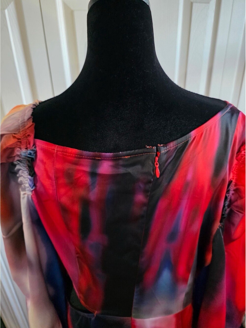 The Drop Asymmetrical multicolor neck cut out dress - Picture 3 of 7